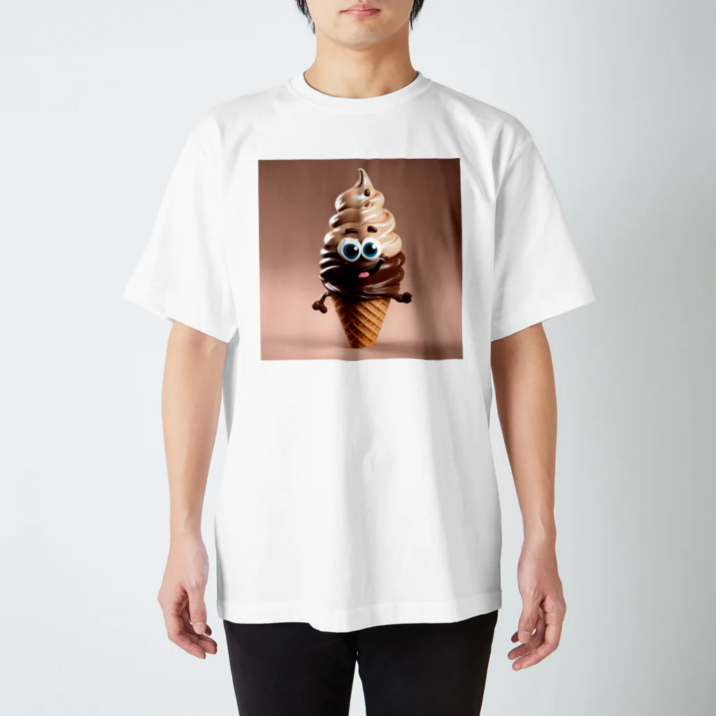 mogmogokawaryのチョコソフトくん Regular Fit T-Shirt