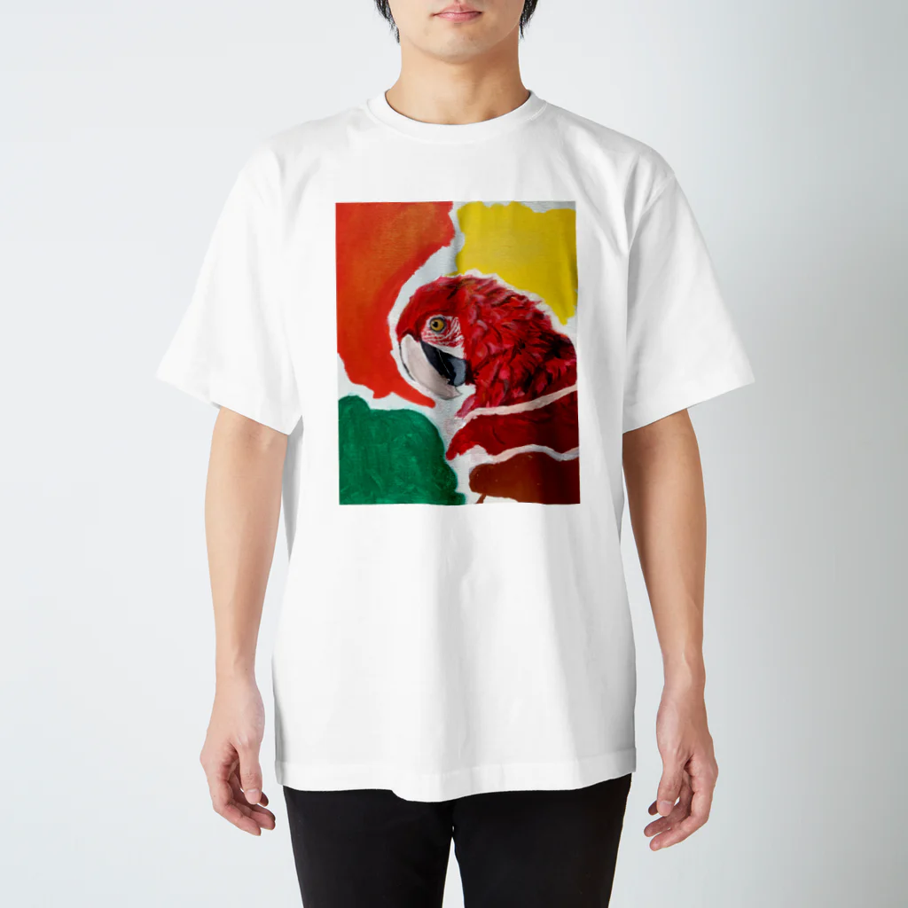 ぺぇねもんショップのベニコンゴウインコ Regular Fit T-Shirt