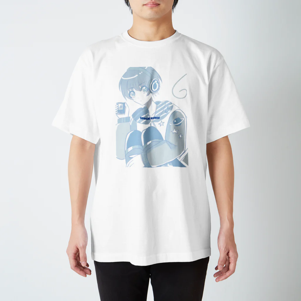 くじらとほしの天使界隈・淡 Regular Fit T-Shirt