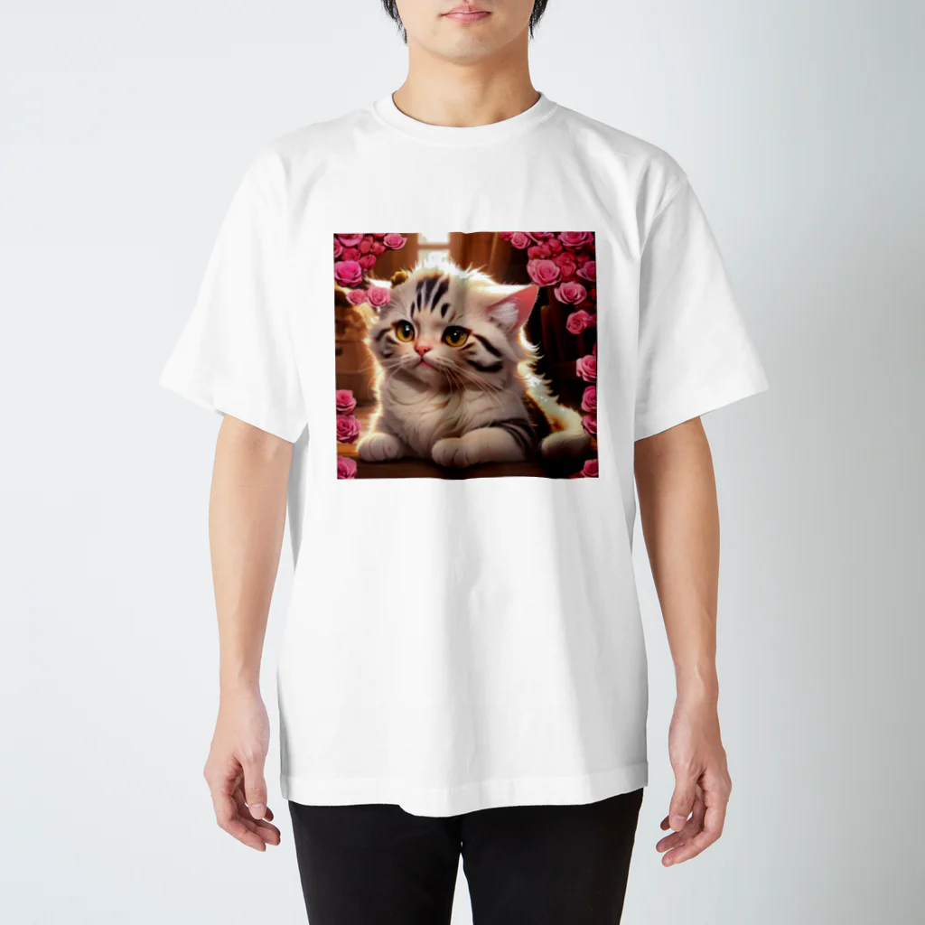 RoseにゃんこのRoseにゃんこ Regular Fit T-Shirt