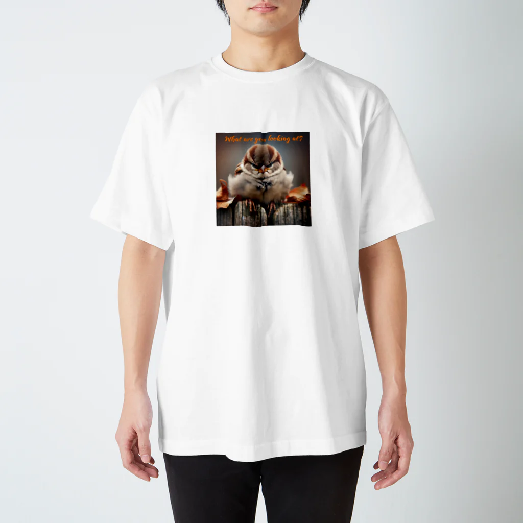 Sachi0625の不機嫌スズメ Regular Fit T-Shirt