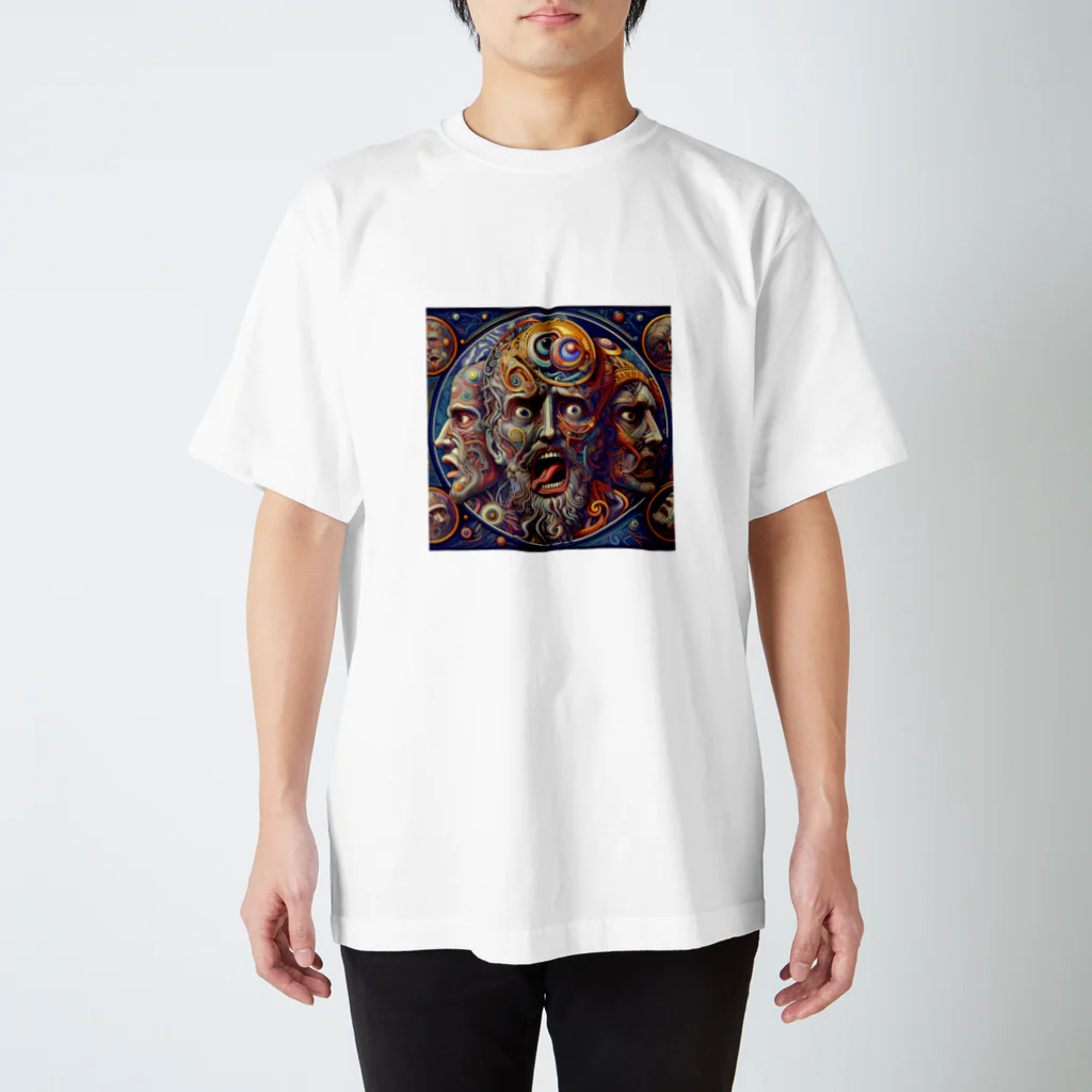 ちゃちゃぽやの21st Century Schizoid Man Regular Fit T-Shirt