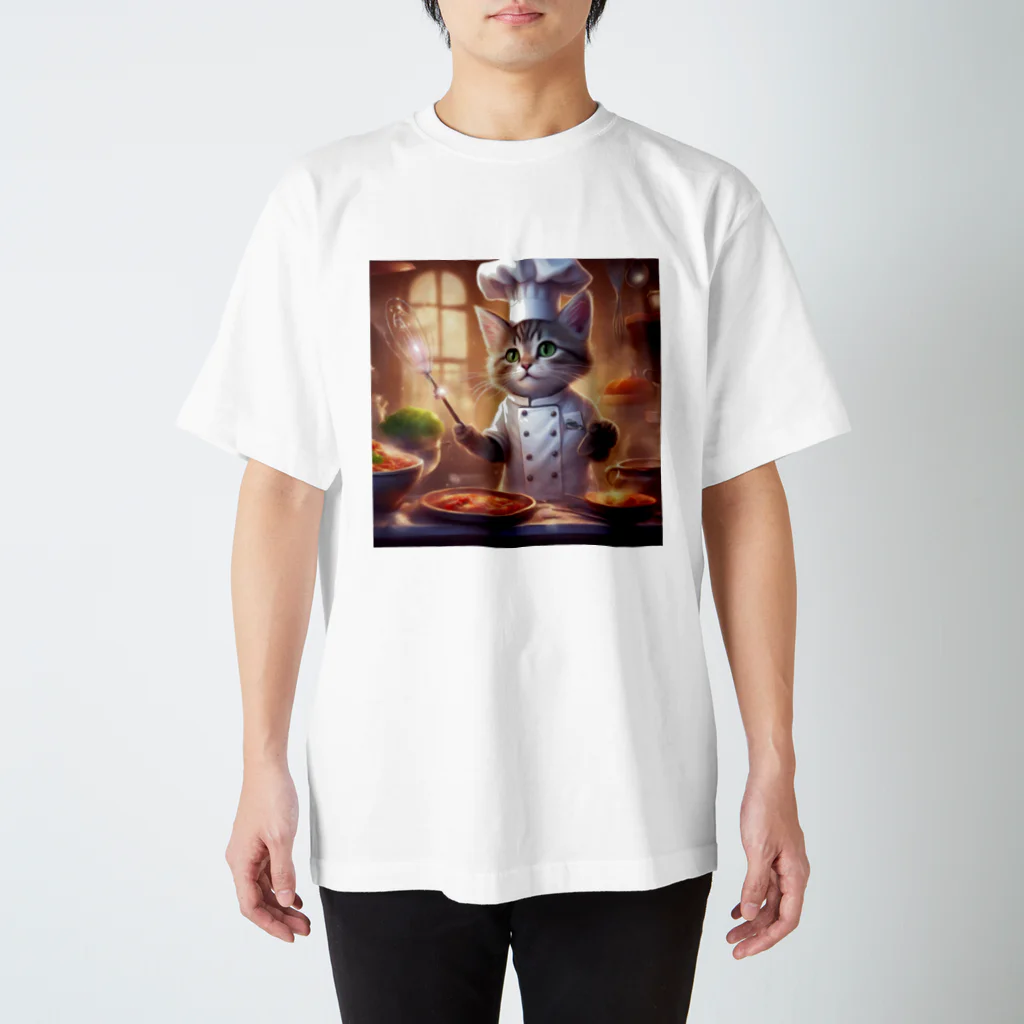 キャリーのcooking猫 Regular Fit T-Shirt