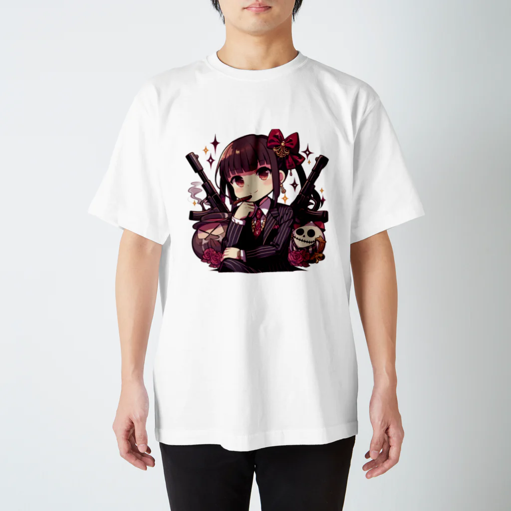 推しの美少女とアイドルのマフィア系少女 Regular Fit T-Shirt