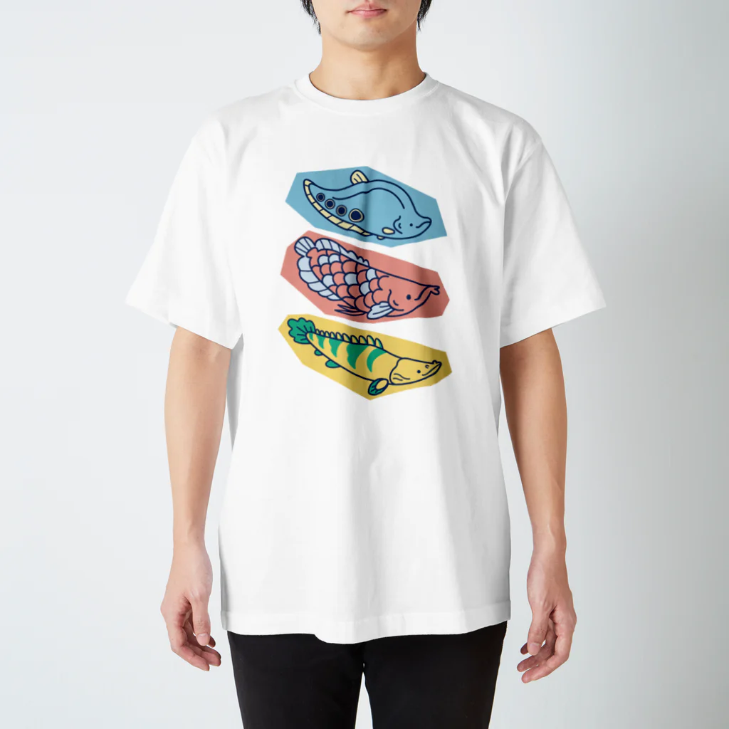 みなとまち層の古代魚 スタンダードTシャツ