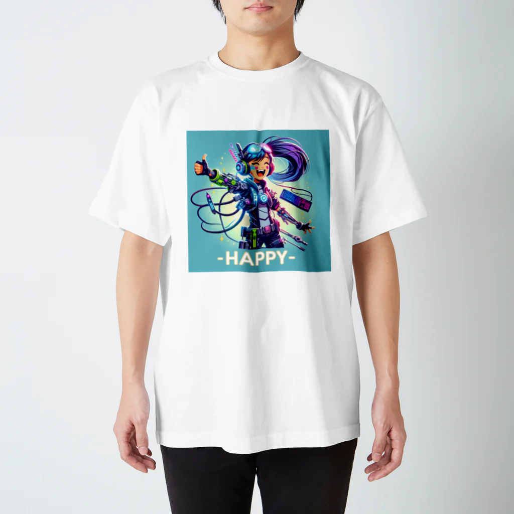 iSysのゲーミング少女ピーシーツー Regular Fit T-Shirt