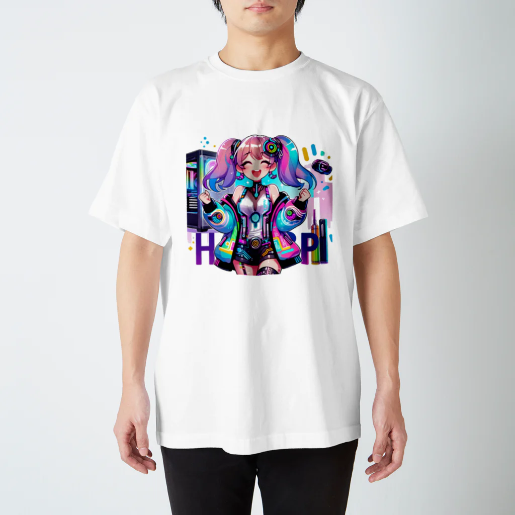 iSysのゲーミング少女ピーシースリー Regular Fit T-Shirt