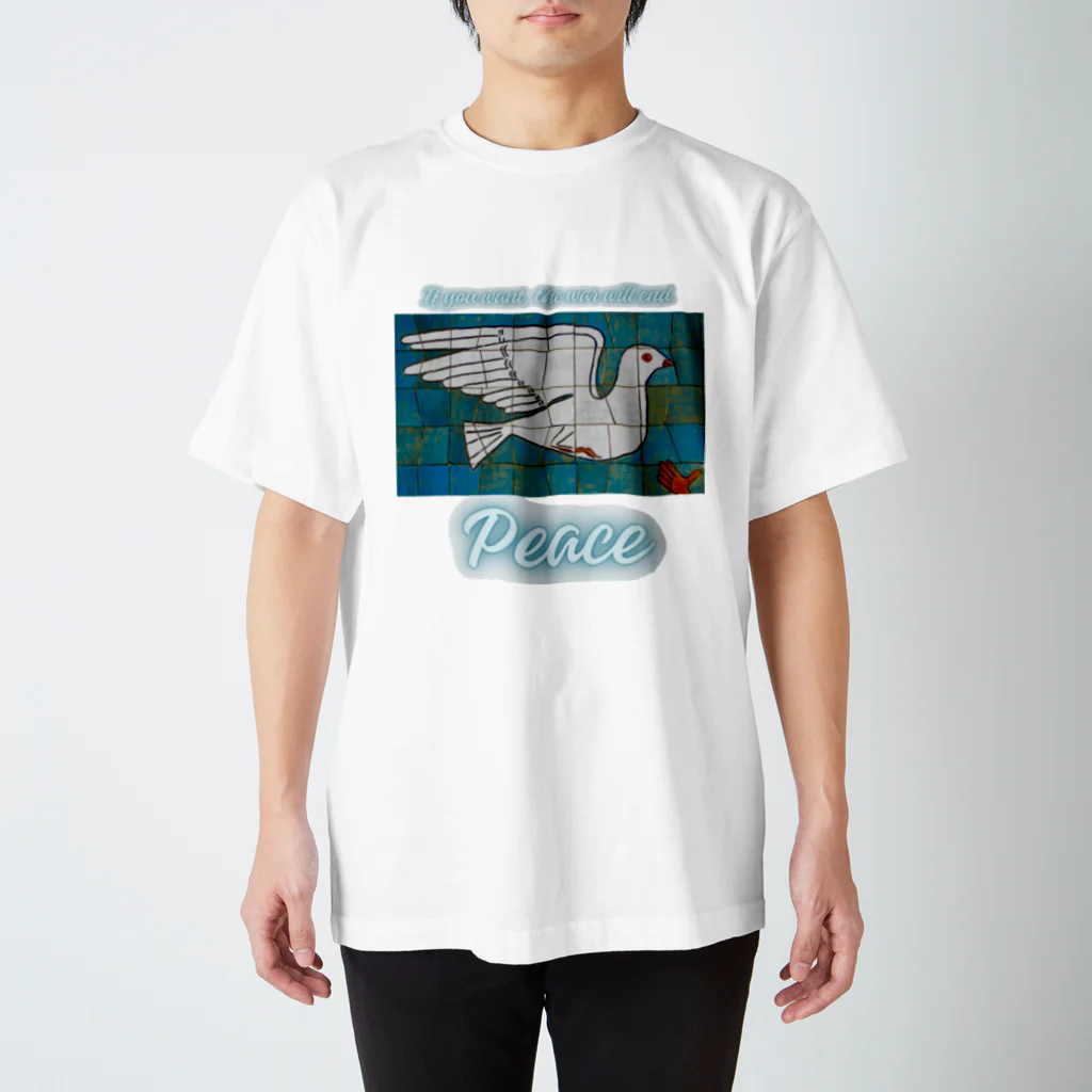 Earth-HarmonyのPeace　平和の鳩 スタンダードTシャツ