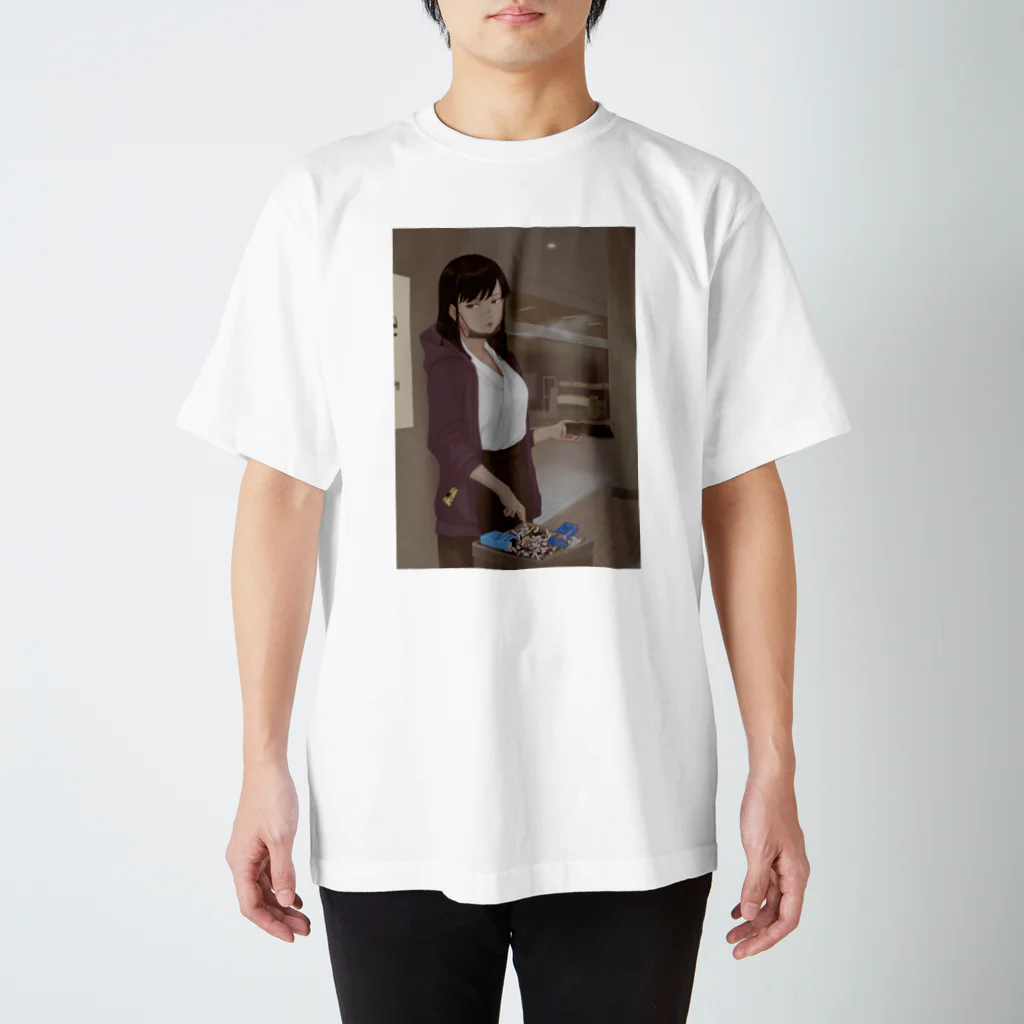 きなりの喫煙者 Regular Fit T-Shirt