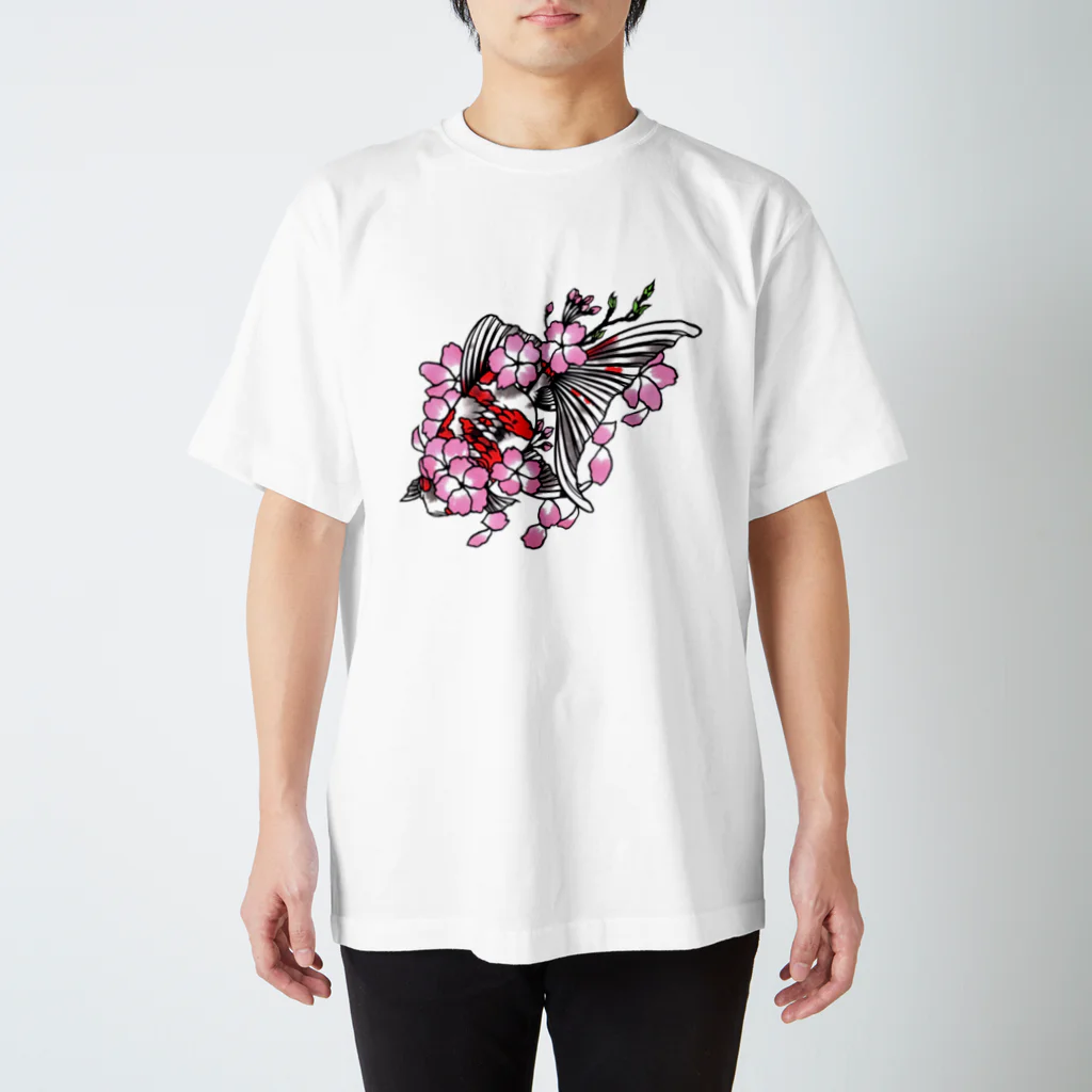 金魚切り絵 雅人-masato-の想いが広がる Regular Fit T-Shirt