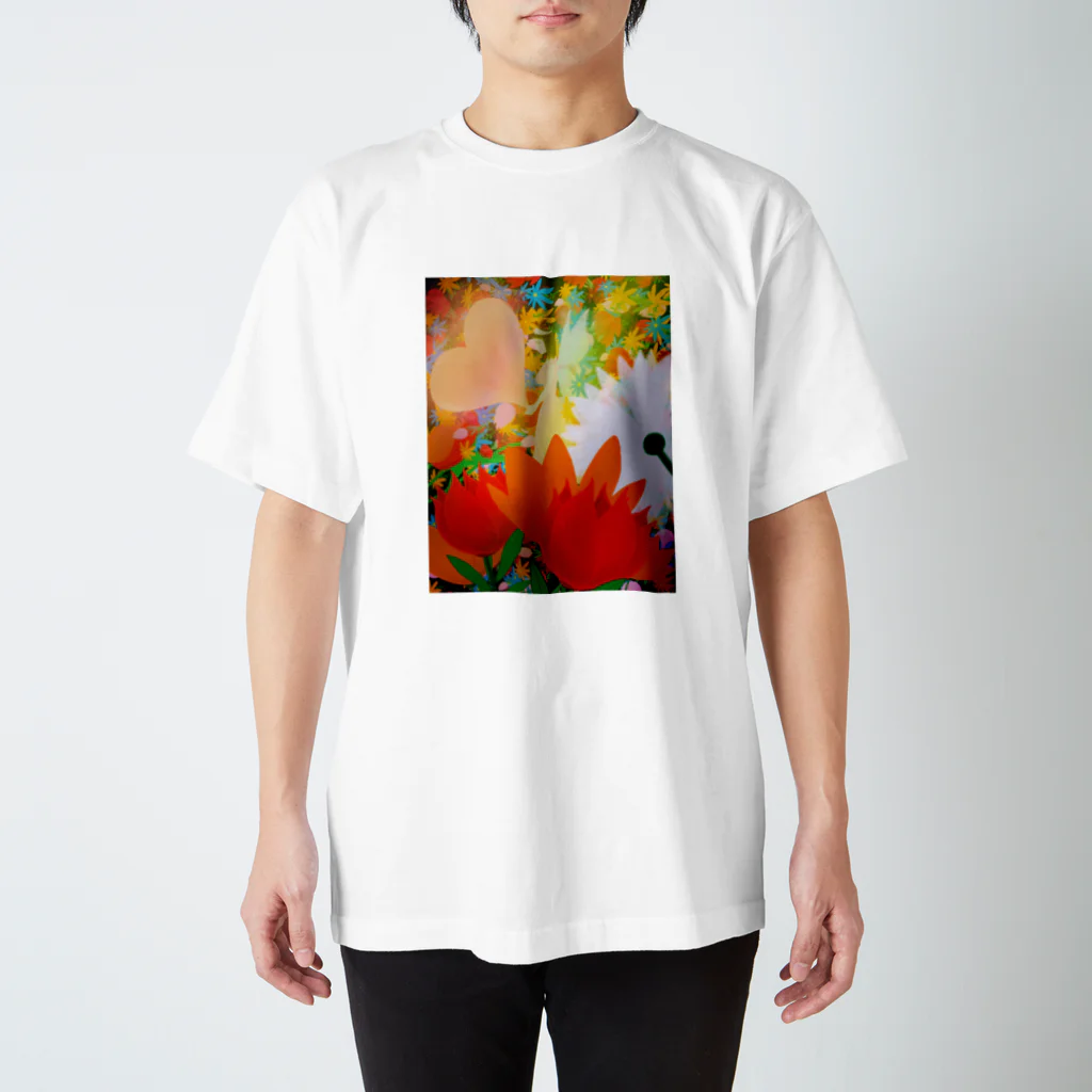 haa-taのお花畑で願う スタンダードTシャツ