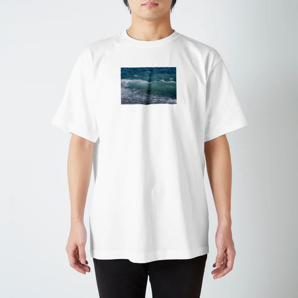 気さくなウサギのおみおみせの波打際 Regular Fit T-Shirt