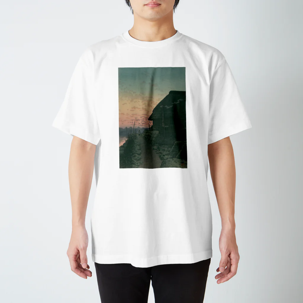 世界美術商店の森ケ崎の夕日 / Sunset at Morigasaki スタンダードTシャツ