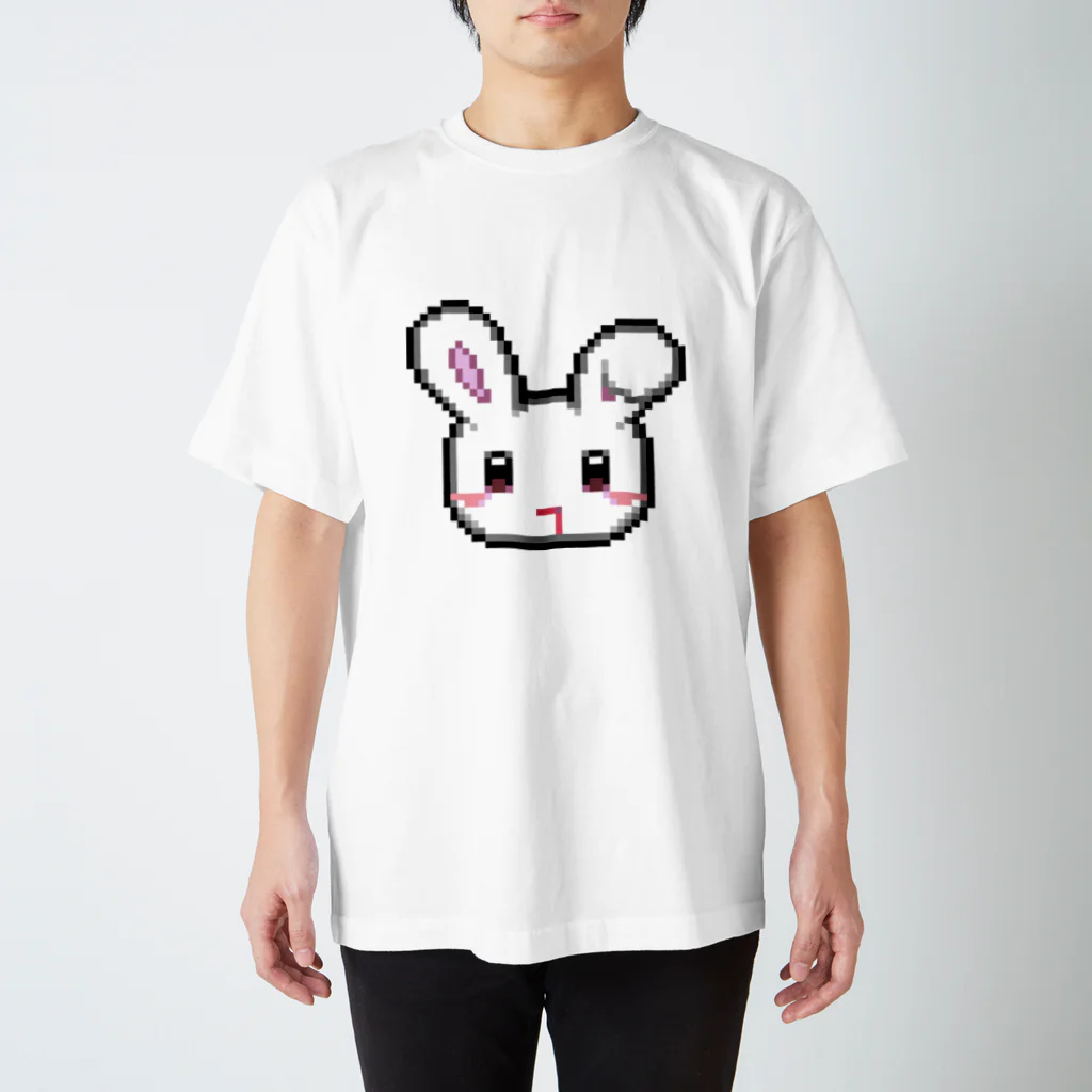 あくむ病院のドット吐血うさぎちゃん Regular Fit T-Shirt