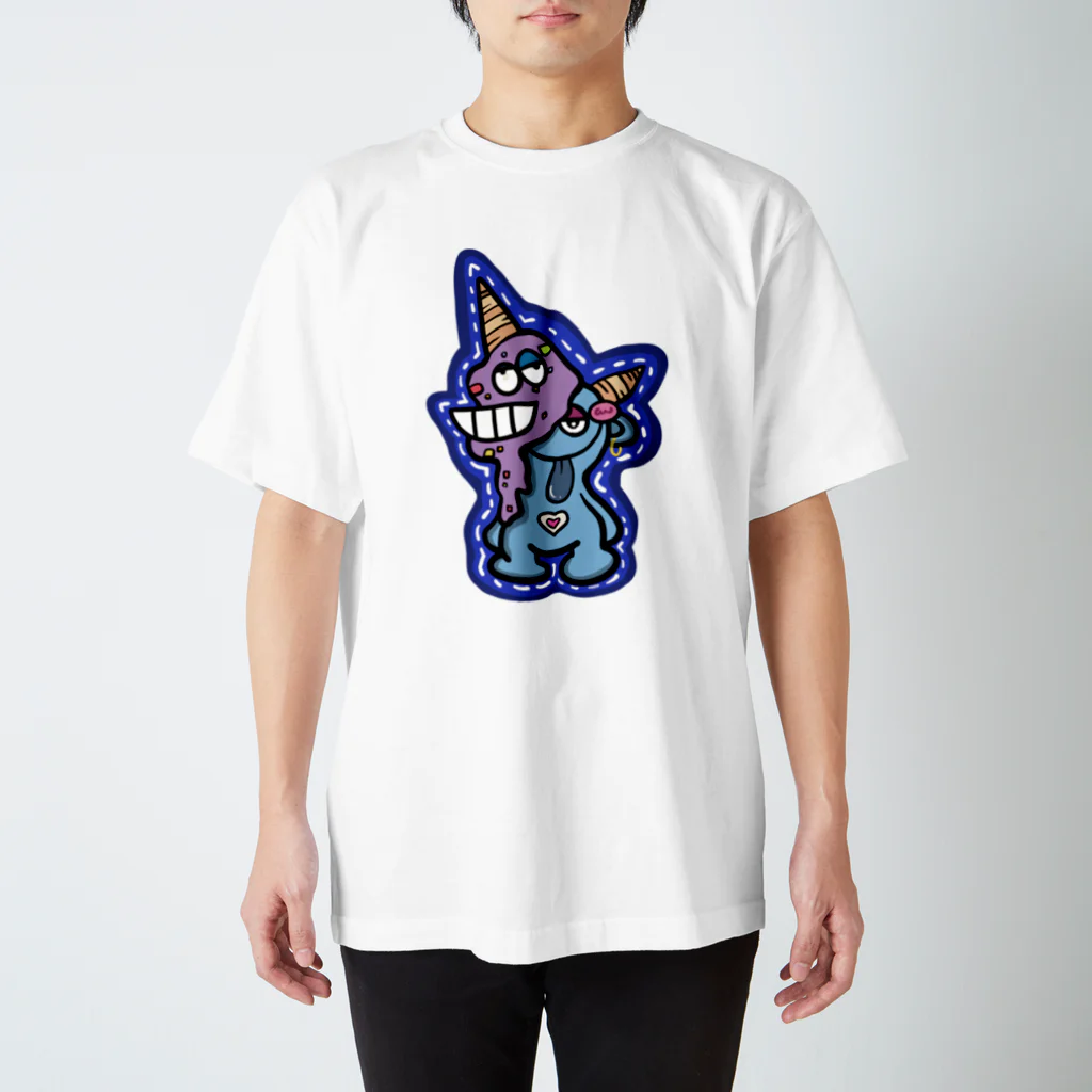 Colorful fam Earthのアイ・クリーム スタンダードTシャツ