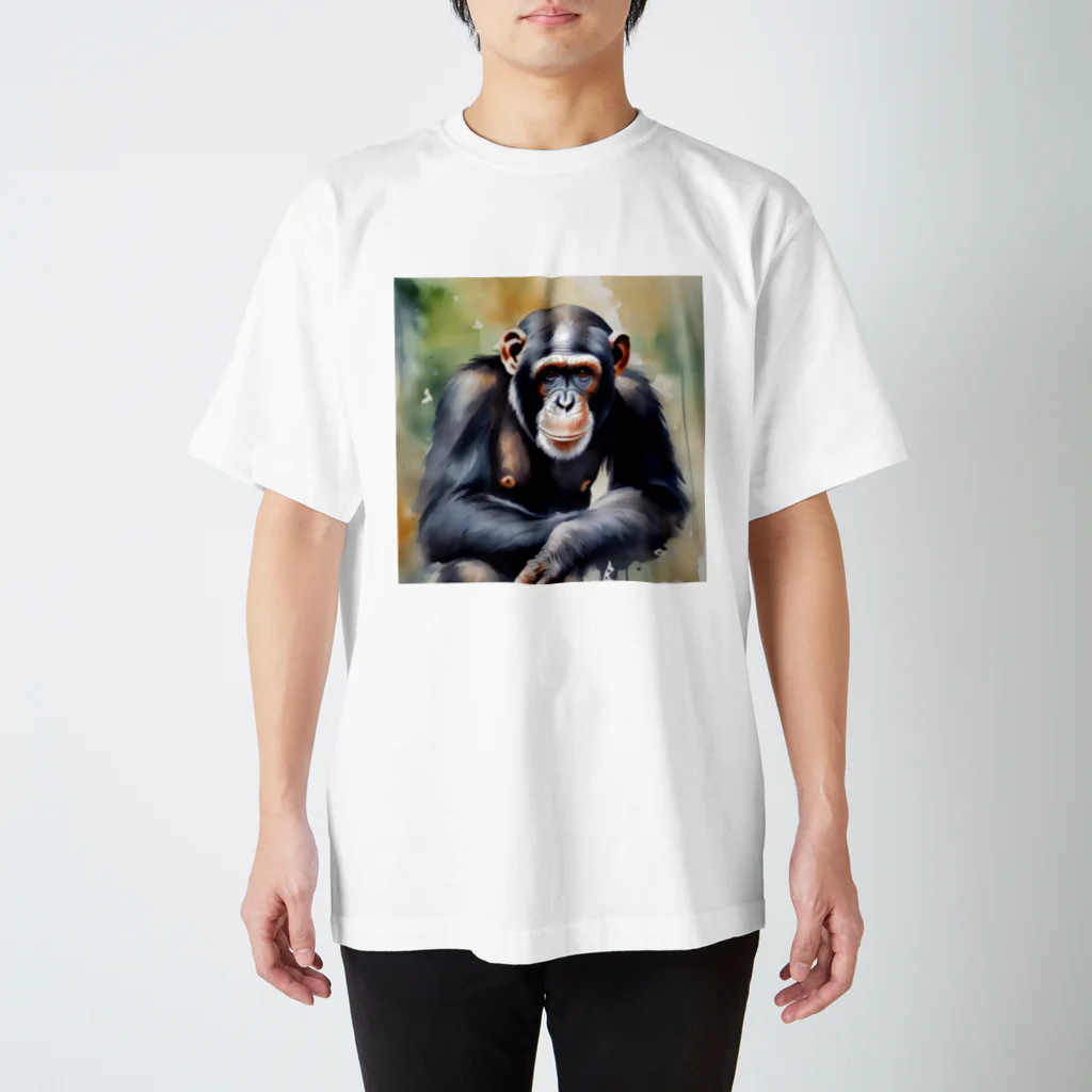 dakaroのチンパンジーさん Regular Fit T-Shirt