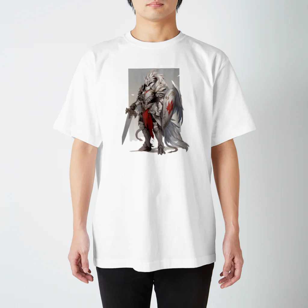 ファンタジー屋の竜獣人の騎士隊長 スタンダードTシャツ