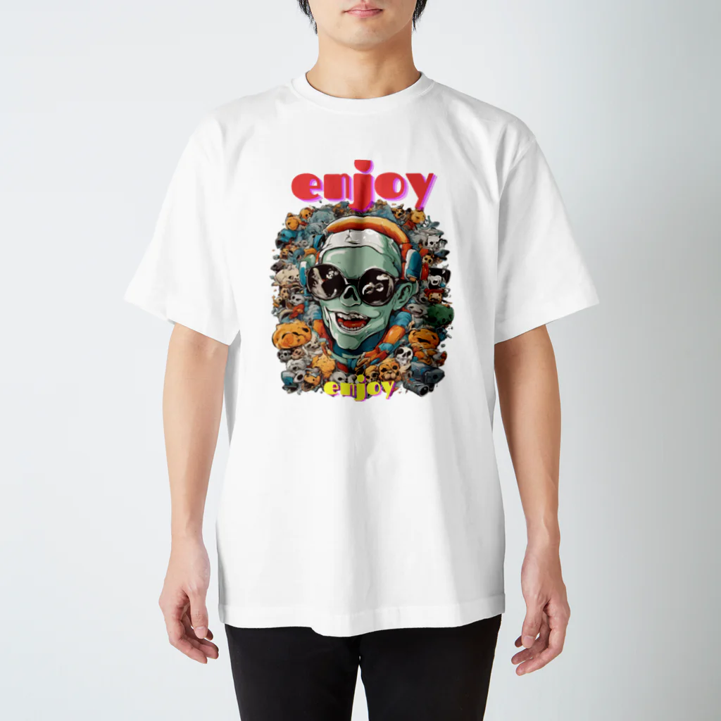 yumekauのENJOYしようゼ Regular Fit T-Shirt