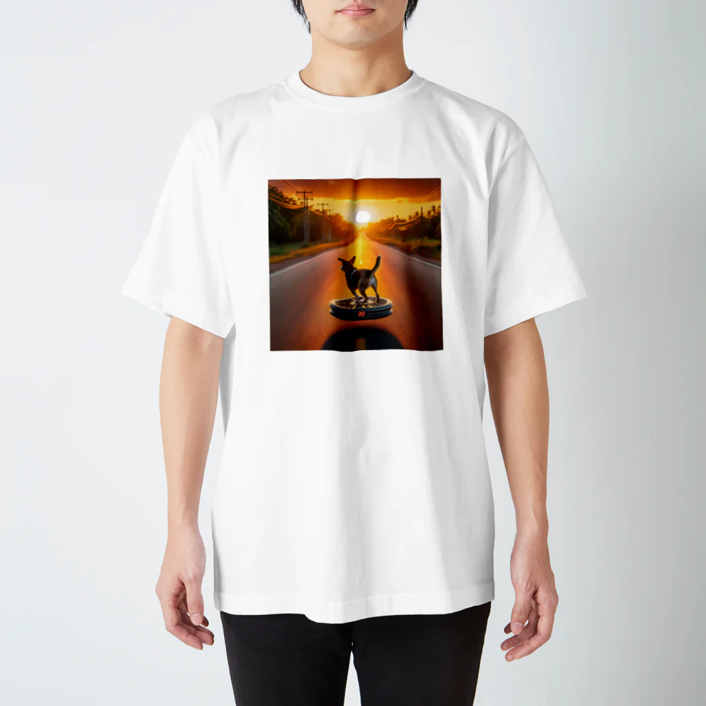 グラミー翔⭐️公式ショップのUFO犬 Regular Fit T-Shirt