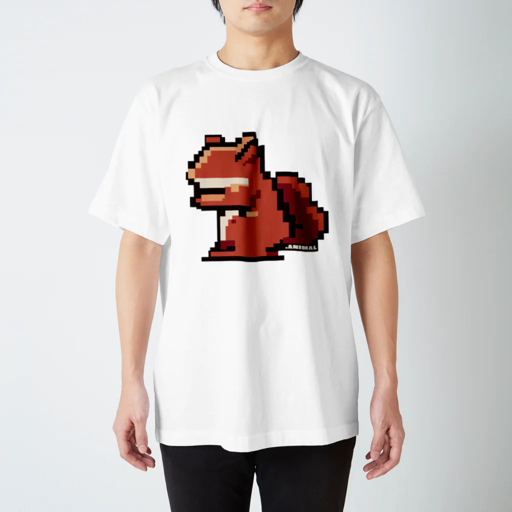 .ANIMALのドットリス　 のーまる ver  スタンダードTシャツ