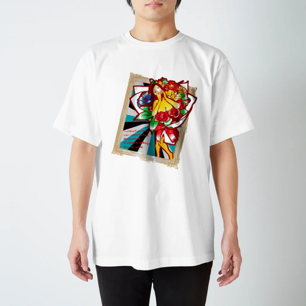 Fuji-Low-BのFlower Regular Fit T-Shirt