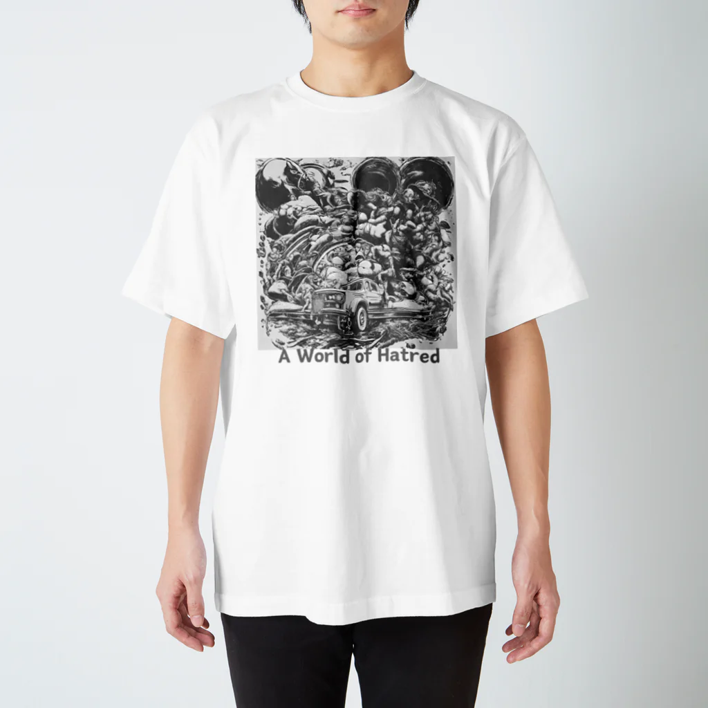 yumekauのA World of Hatred Regular Fit T-Shirt