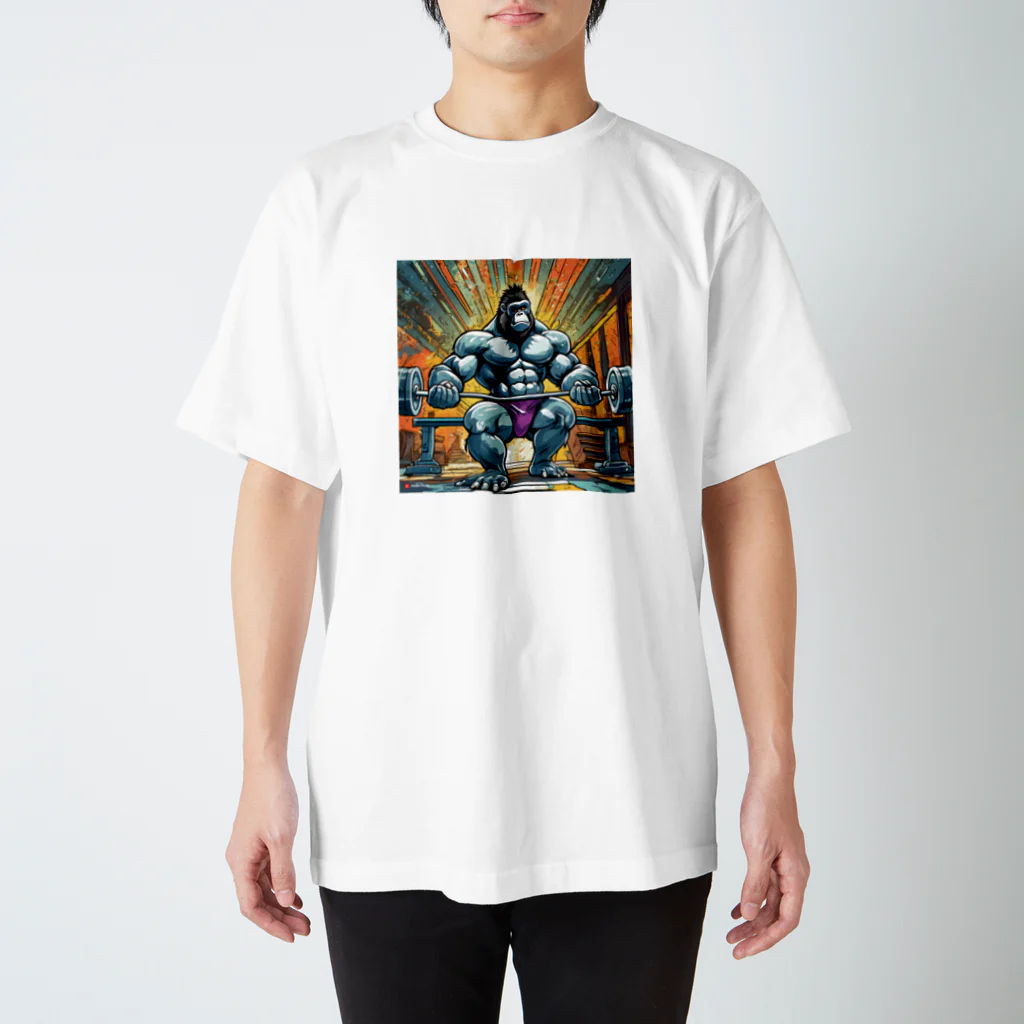 gollisquatのアームカールゴリラ Regular Fit T-Shirt