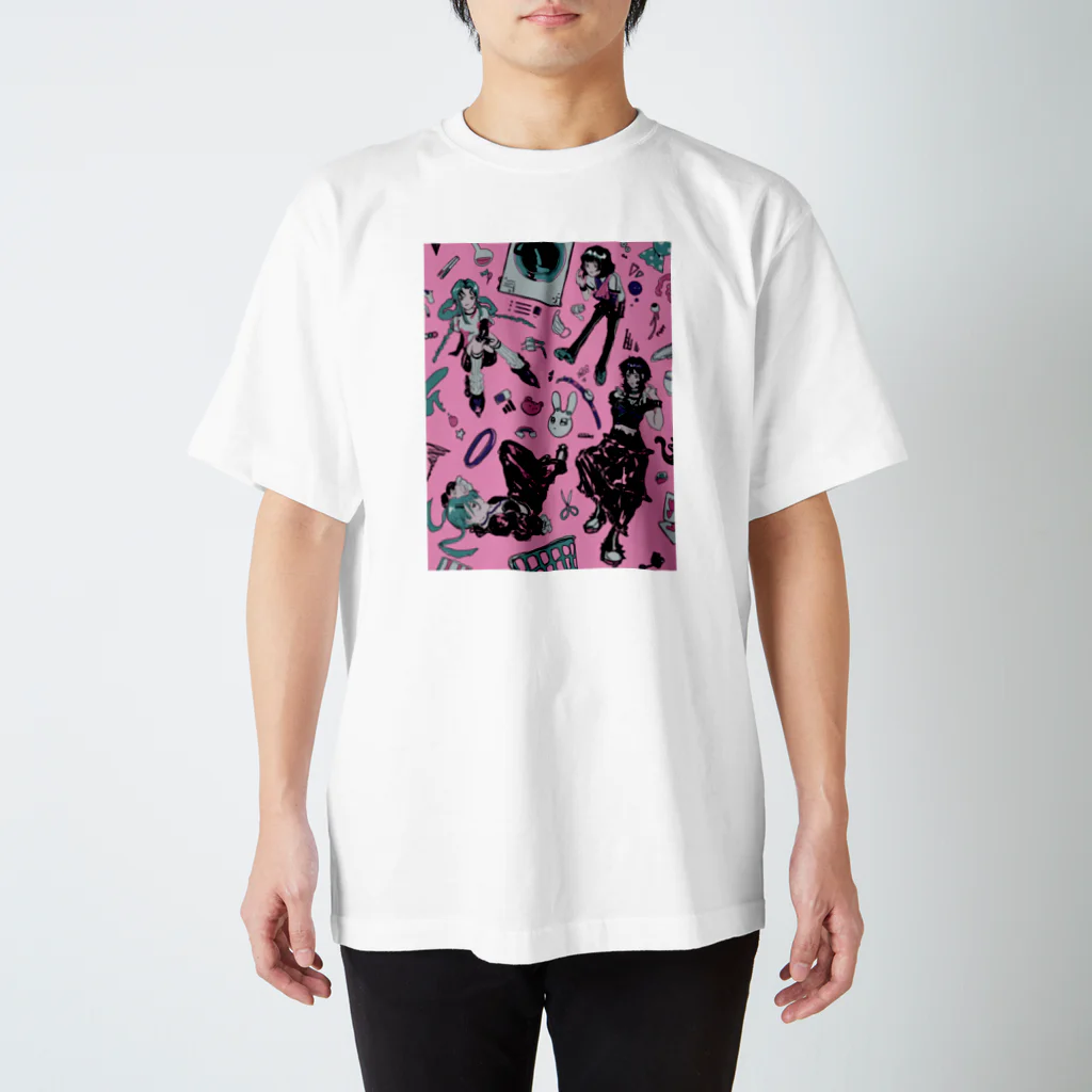 ﾅﾅﾀ 臍のpink's rules Regular Fit T-Shirt