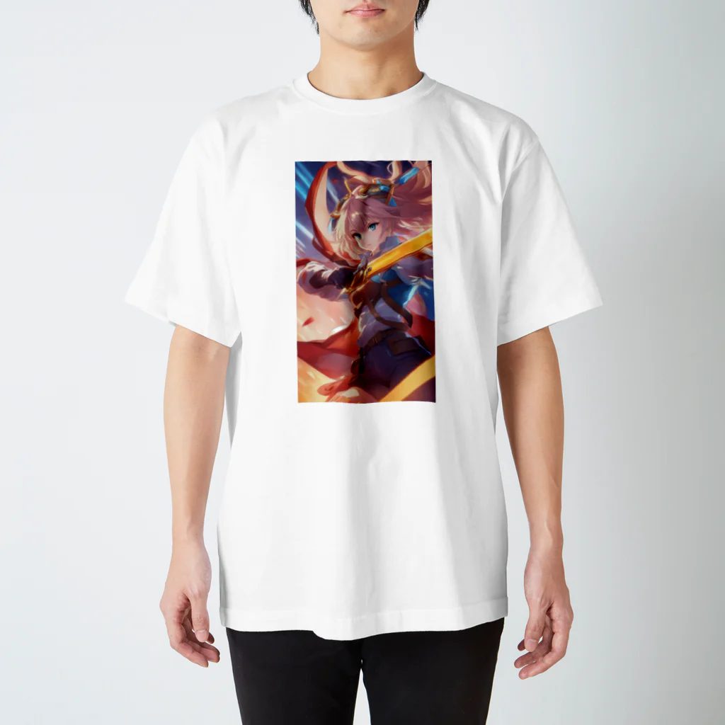 ノートニーの戦う女子 スタンダードTシャツ