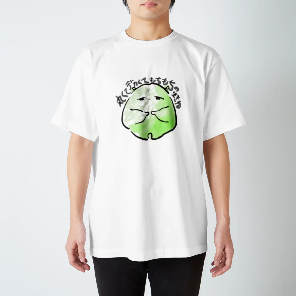 💥の丸くてデカくてもちもちの生き物 スタンダードTシャツ