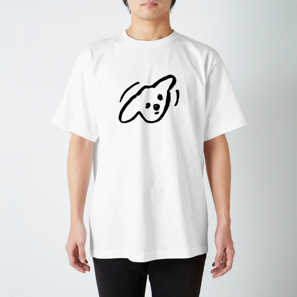 羊の監視員のうちの犬（回転）（Tシャツ） スタンダードTシャツ