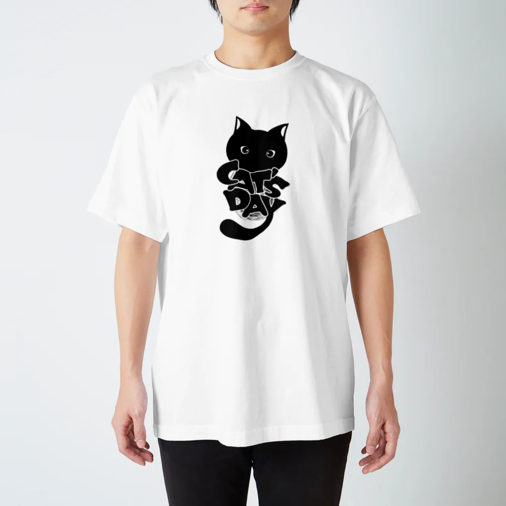 sari'sのCAT'S DAY Regular Fit T-Shirt