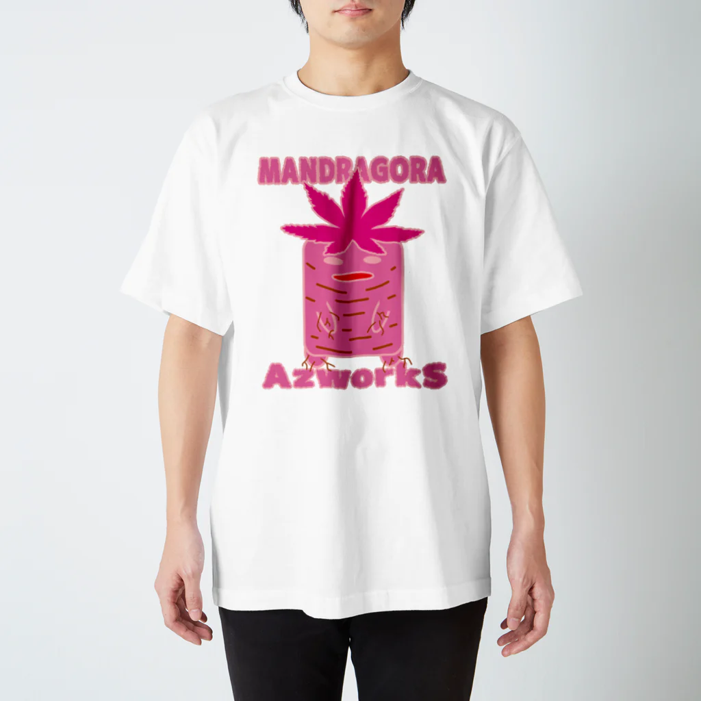 Ａ’ｚｗｏｒｋＳのハコマンドラゴラ （桃） Regular Fit T-Shirt