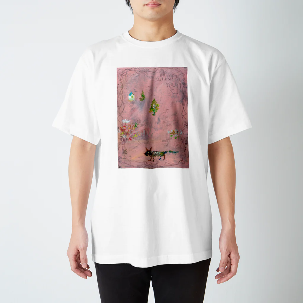 月ノ子の森に恋してのムラナギ／ピンクブック スタンダードTシャツ