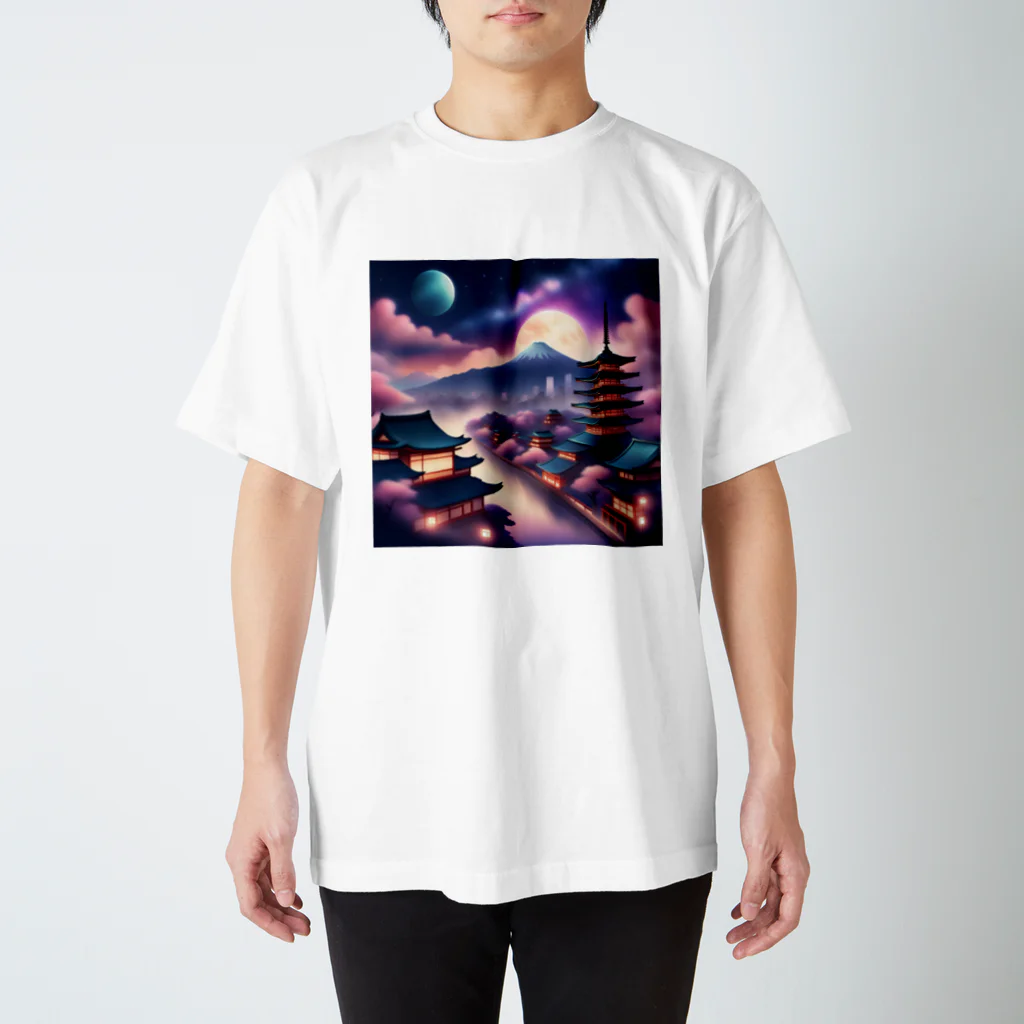 WifebearのJapan Galaxy Regular Fit T-Shirt