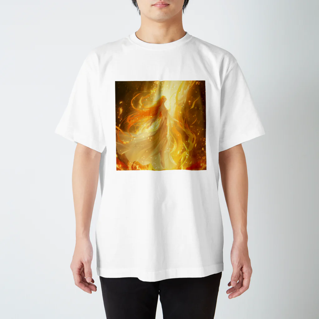 AQUAMETAVERSEの光の世界へ向かう姫 アメジスト 2846 Regular Fit T-Shirt