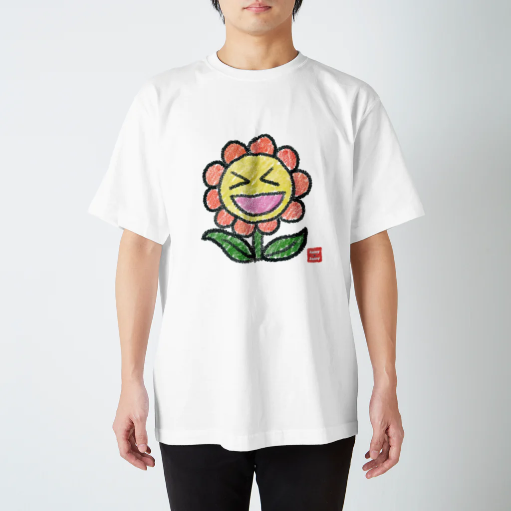 JamyJamyStudioの JamyJamyStudio「お花」 スタンダードTシャツ