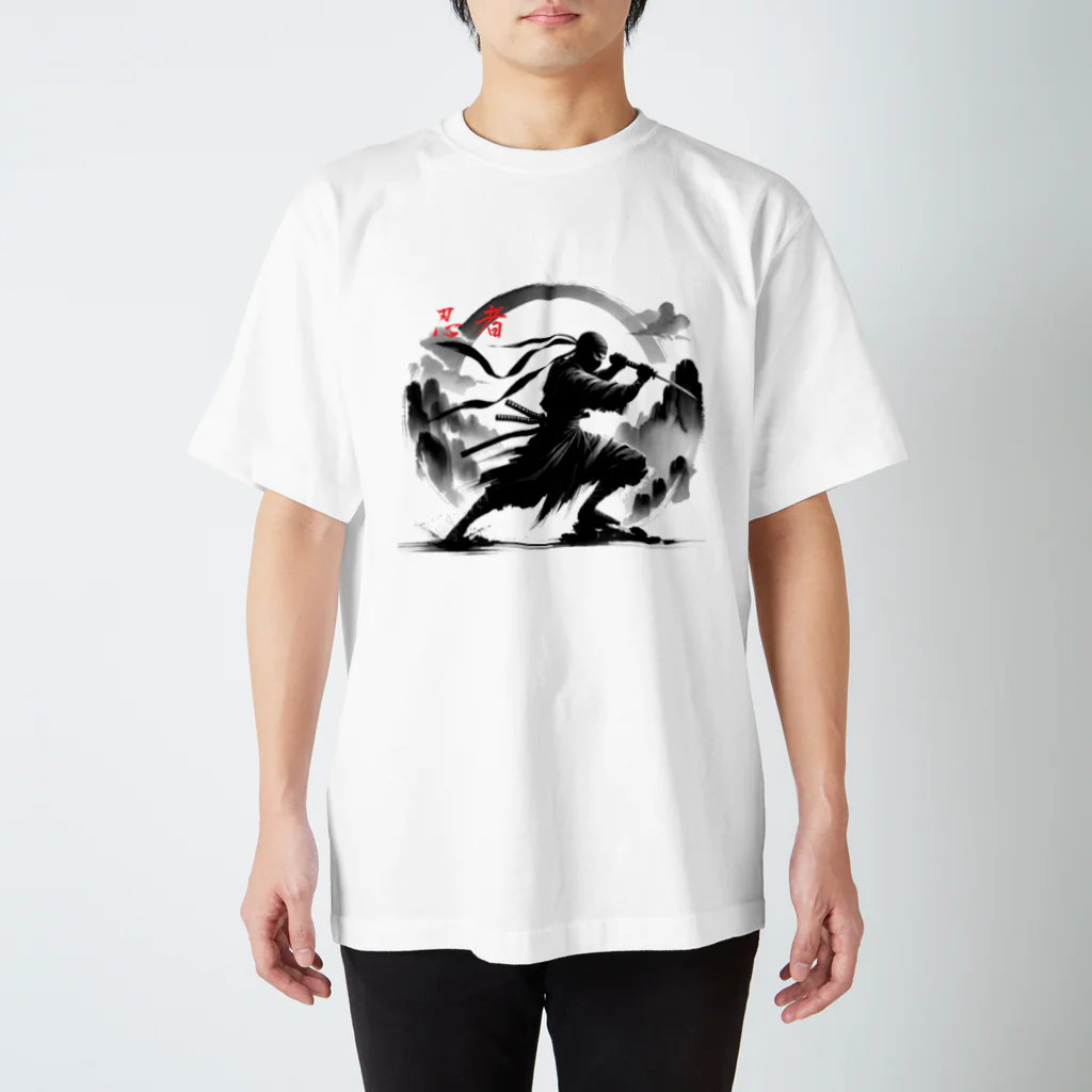 影の戦士コレクションの忍びの風 スタンダードTシャツ