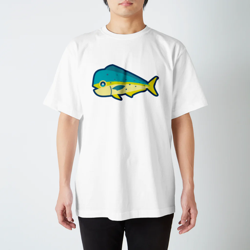 ホチカド漁船の釣れたよ。シイラが。 Regular Fit T-Shirt