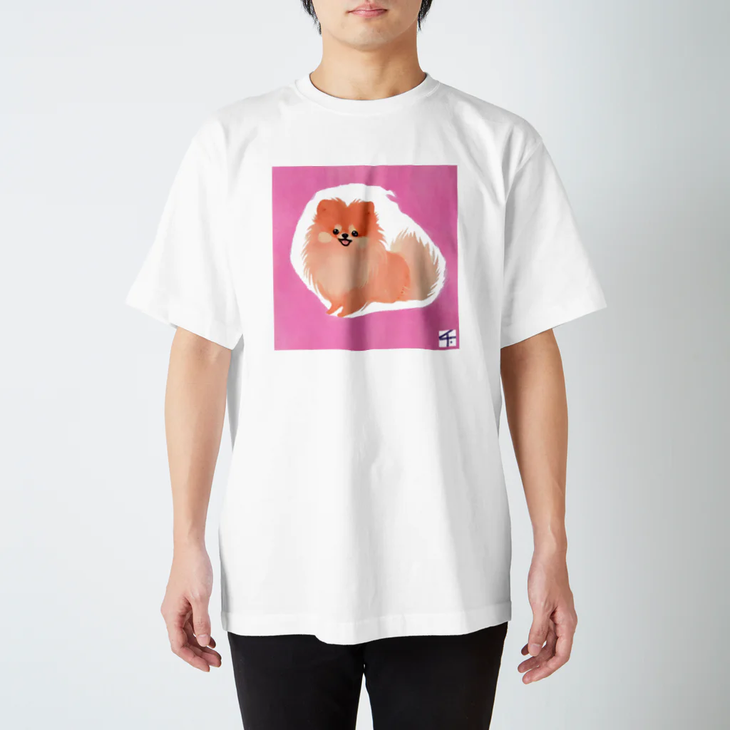 チップちゃんのポメちゃん Regular Fit T-Shirt