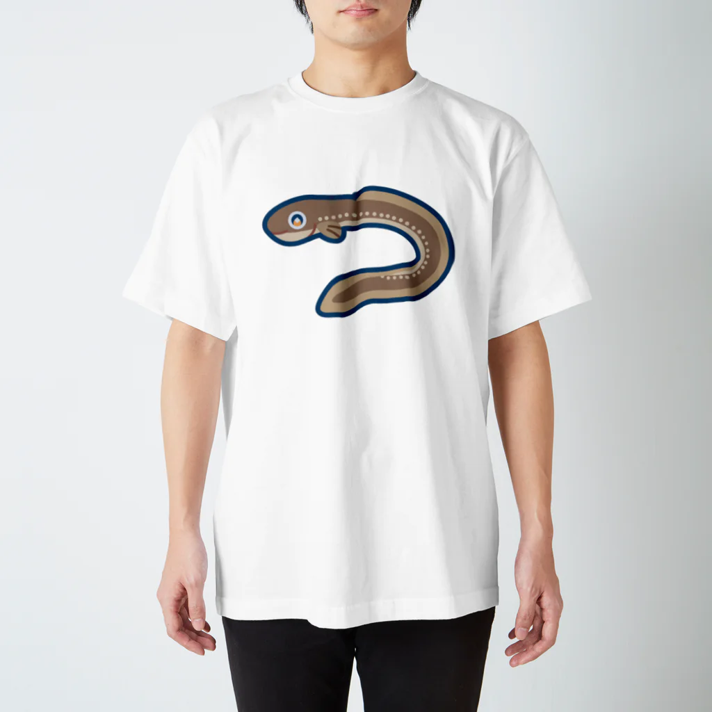 ホチカド漁船の釣れたよ。マアナゴが。 Regular Fit T-Shirt