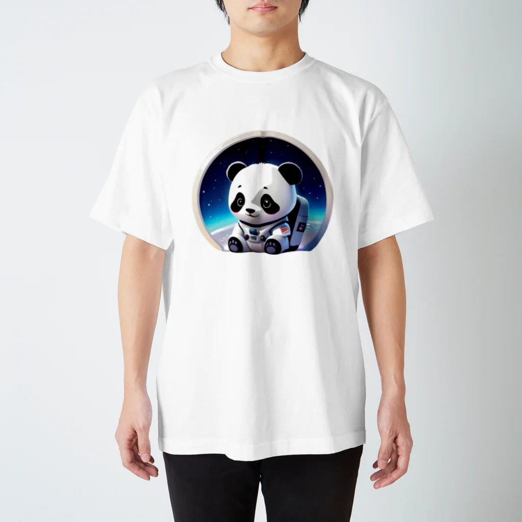 〜たけしゃんのお店〜のパンダが宇宙服着てみた⑧ Regular Fit T-Shirt