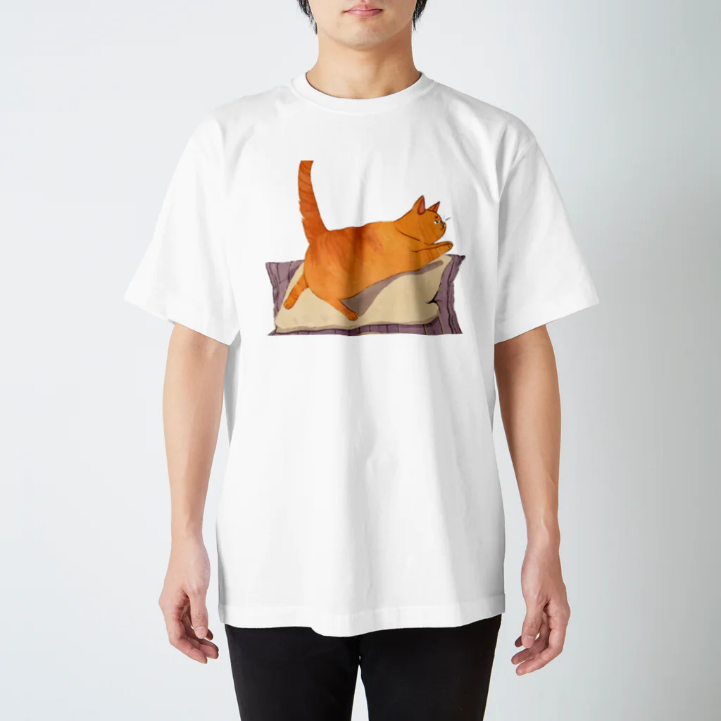 マルマルマルの「猫と枕」スタンプ発売記念3 スタンダードTシャツ
