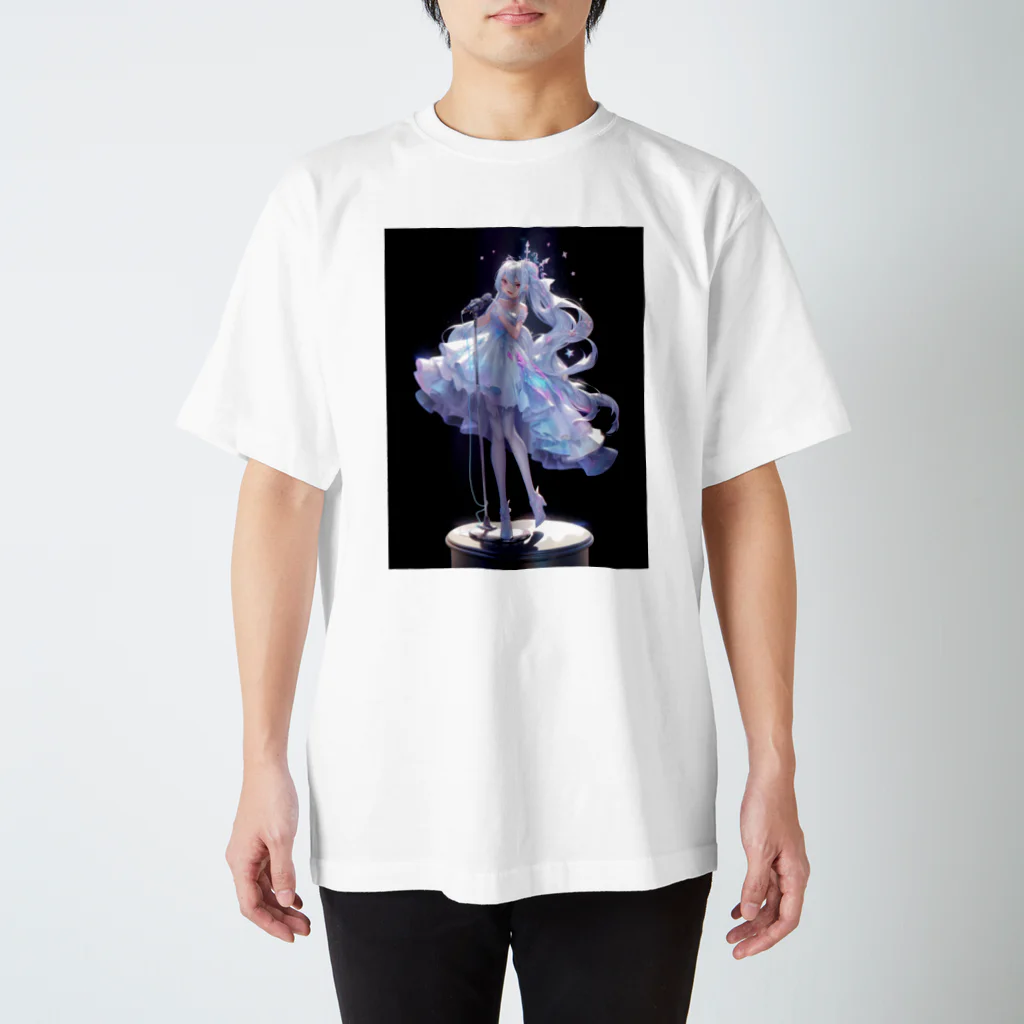 レーザーの純白のアイドル Regular Fit T-Shirt