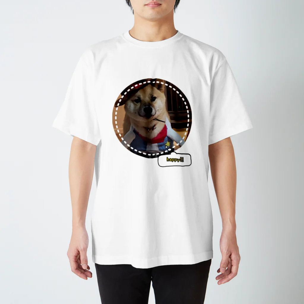 117hibikiの柴犬COOUo･ｪ･oU スタンダードTシャツ