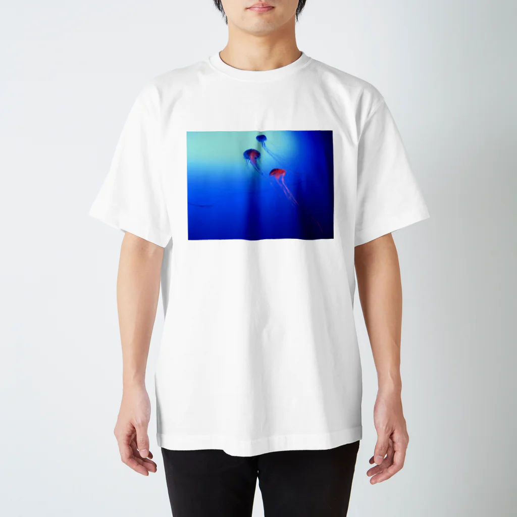 ゆるきものたちのクラゲ空 スタンダードTシャツ