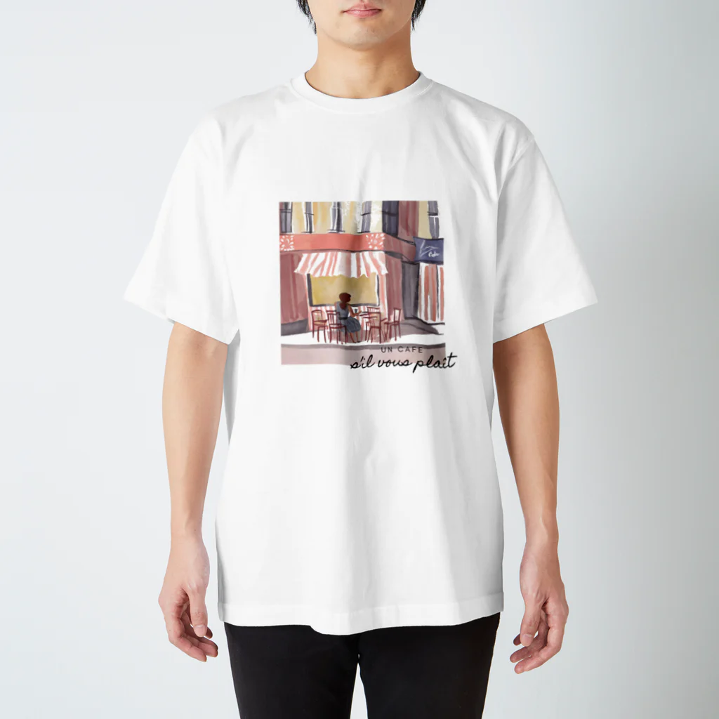 COZY ILLUSTRATION COMPANYのCAFE TIME Regular Fit T-Shirt