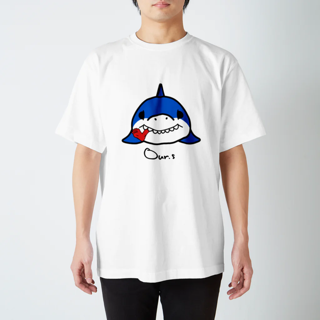 Our.s SUZURI店のヤミーヤミーシャーク スタンダードTシャツ