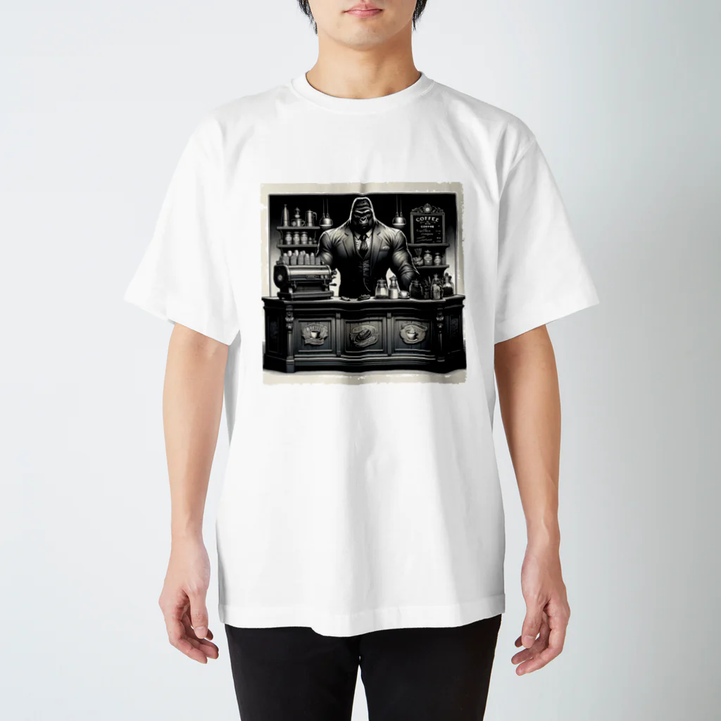 ゴリラショップのThe Mighty Gorilla Coffee Shop  Regular Fit T-Shirt