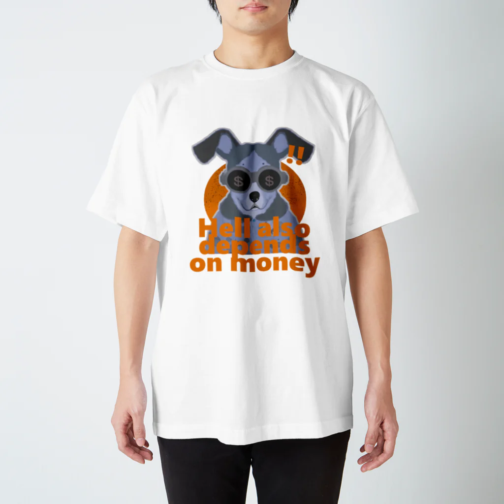 bankotukaruBのhell also depends on money スタンダードTシャツ